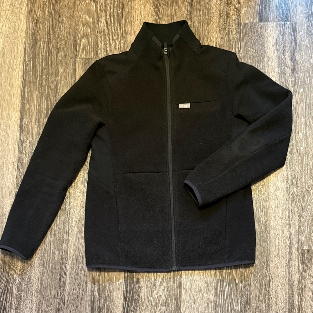 Women’s Figs Black Fleece Jacket